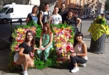 Iniziativa Coldiretti e Affi "L'Italia riparte con un fiore" a Cagliari